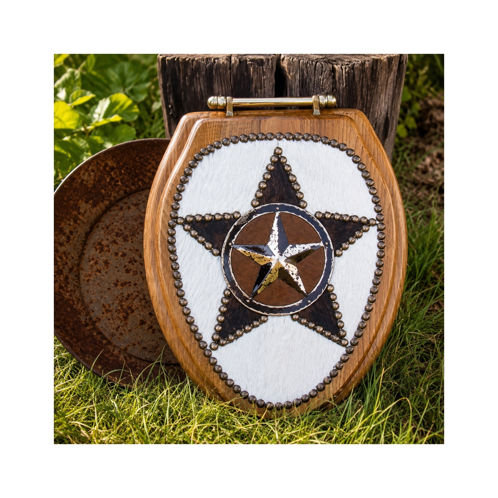 Oak Star Toilet Seat